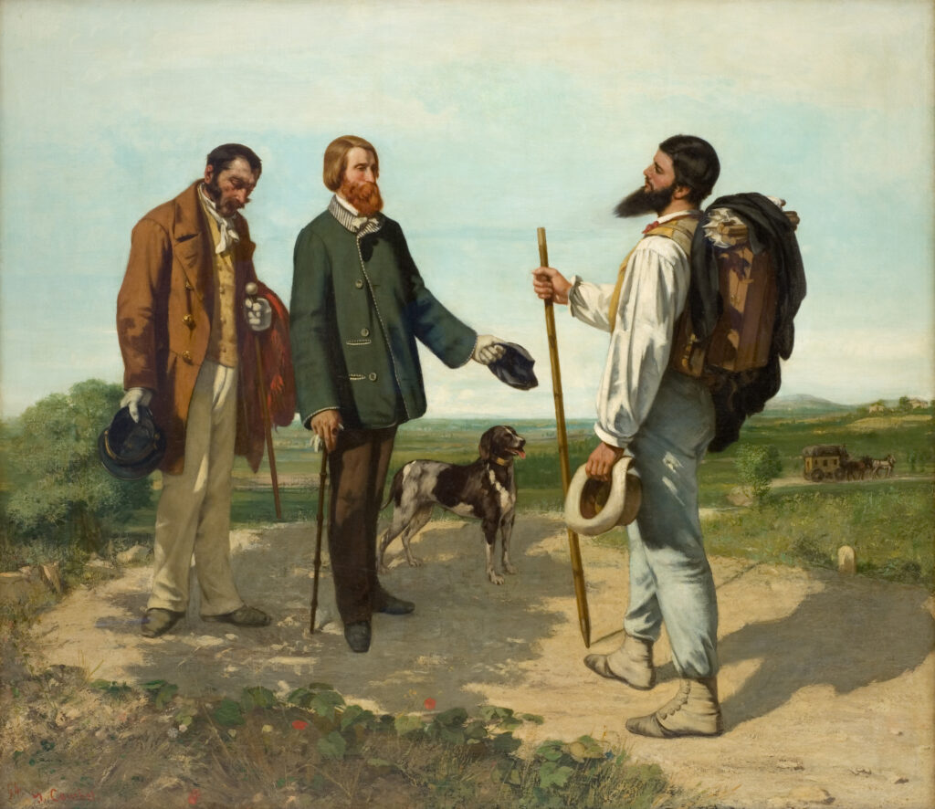 Gustave Courbet, Bonjour Monsieur Courbet / Günaydın Mösyö Courbet, 1854