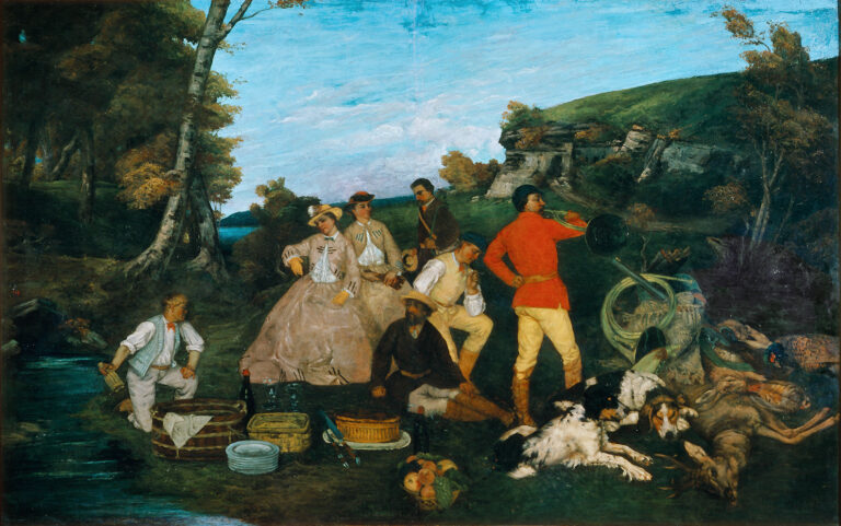 Gustave Courbet, The Hunt Breakfast / Av Kahvaltısı, 19. yüzyıl