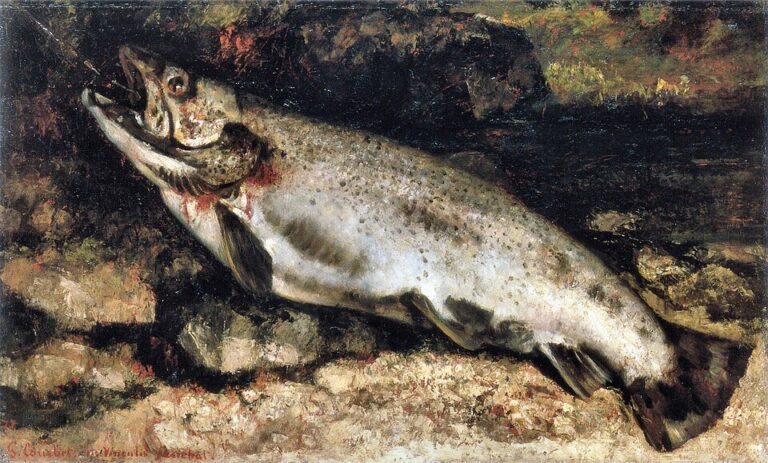 Alabalık / The Trout — Gustave Courbet Gustave Courbet’nin The Trout