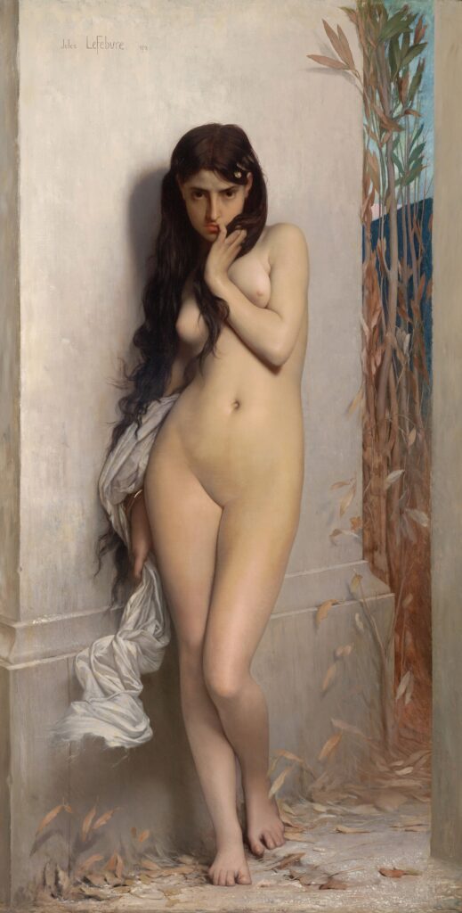 Jules Joseph Lefebvre, The Grasshopper / La Cigale / Çekirge, 1872, tuval üzerine yağlıboya.