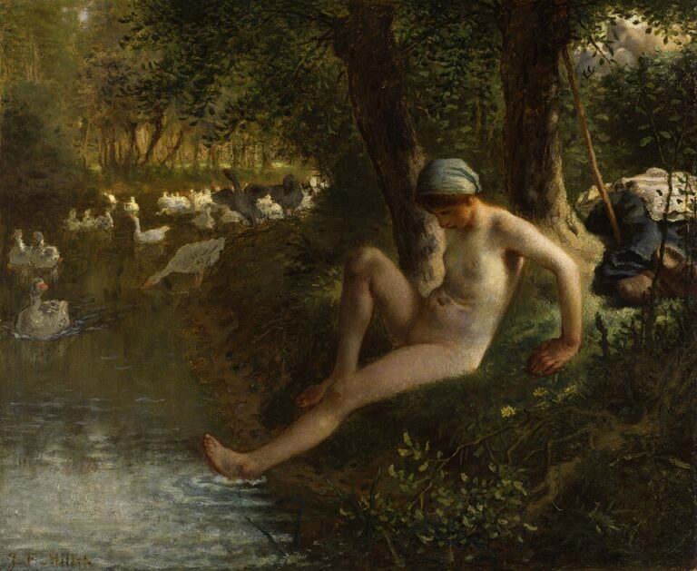 Jean-François Millet, The Goose Girl / Kaz Güden Kız, 19. yüzyıl