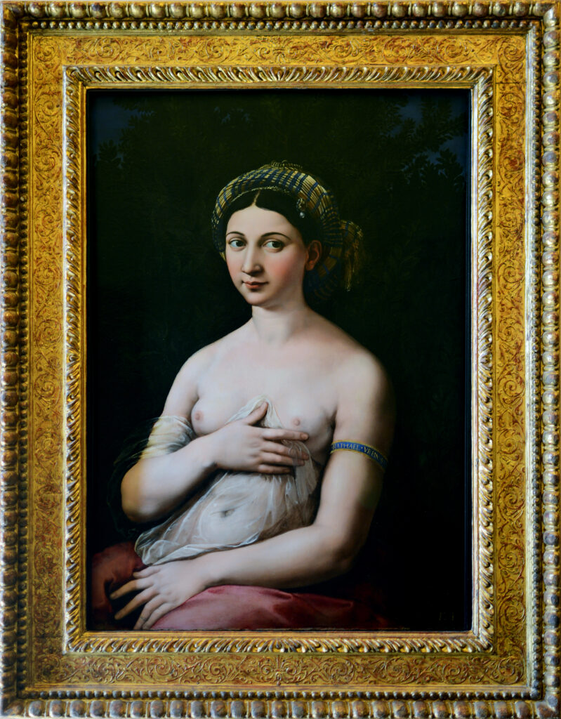 La Fornarina / Fırıncının Kızı — Raphael La Fornarina by Raffaello filomythos