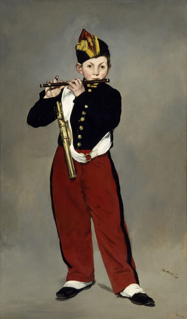 Édouard Manet, The Fifer / Fifreci Çocuk, 1866 Édouard Manet, The Fifer / Fifreci Çocuk, 1866