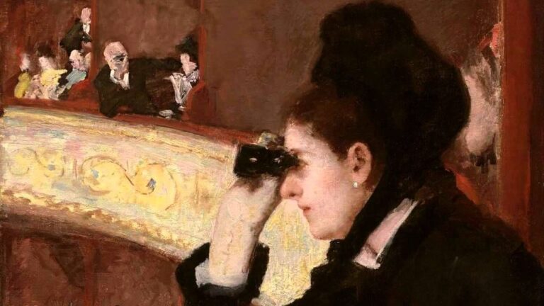 Kadın Bakışı / Female Gaze Nedir? Mulvey Sonrası Sinemada Arzu, Özne ve Bakış Mary Cassatt — In the Loge / Operada (1878)