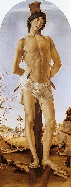 Aziz Sebastian / Saint Sebastian — Sandro Botticelli Sandro Botticelli, Saint Sebastian / Aziz Sebastian
