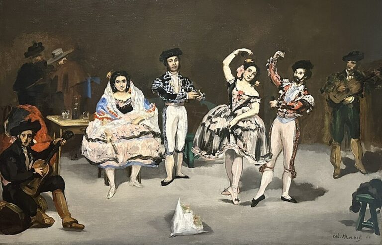 İspanyol Balesi / Spanish Ballet — Édouard Manet Édouard Manet, Spanish Ballet / İspanyol Balesi, 1862, Realizm sonrası modern Fransız resmi.