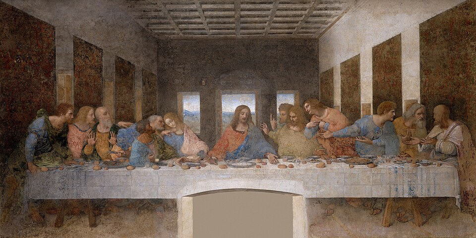 Tek Noktalı Perspektif Nedir? The Last Supper Leonardo Da Vinci filomythos 1