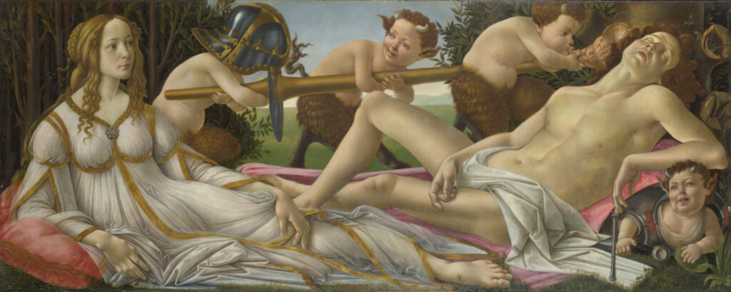 Venüs ve Mars / Venus and Mars — Sandro Botticelli Venus and Mars National Gallery filomythos