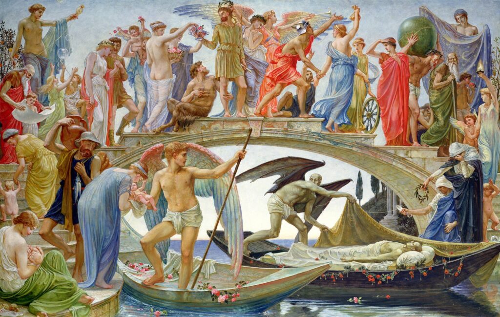 Walter Crane, The Bridge of Life / Hayat Köprüsü, yaklaşık 1884.