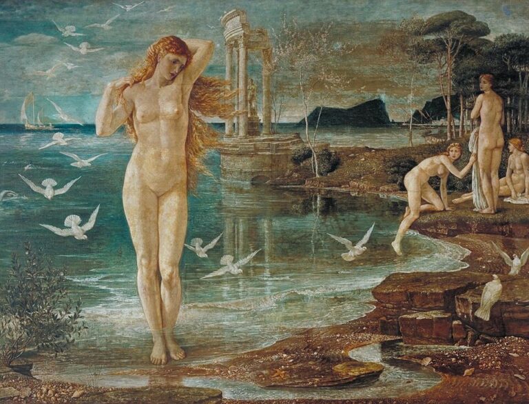 Venüs’ün Yeniden Doğuşu / The Renaissance of Venus — Walter Crane (1877) Walter Crane, The Renaissance of Venus / Venüs’ün Yeniden Doğuşu, 1877