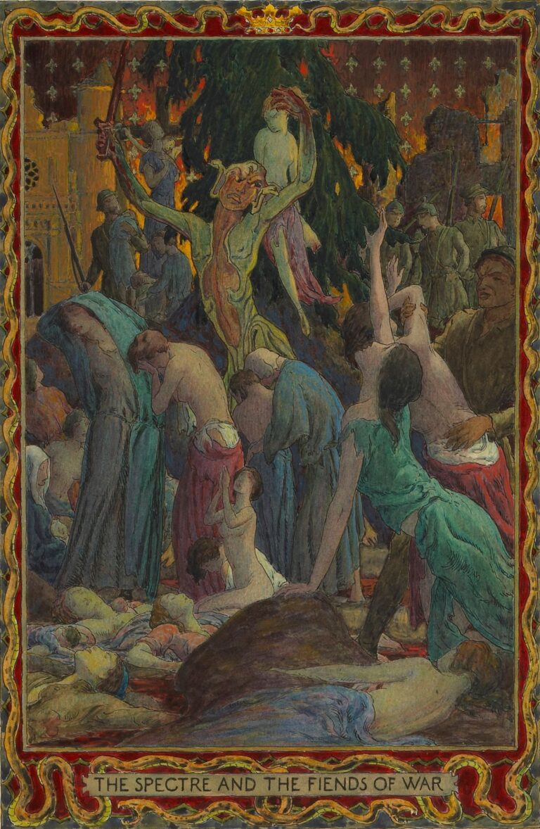 Savaşın Hayaleti ve İblisleri / The Spectre and the Fiends of War — Charles Holloway Charles Holloway, The Spectre and the Fiends of War / Savaşın Hayaleti ve İblisleri,