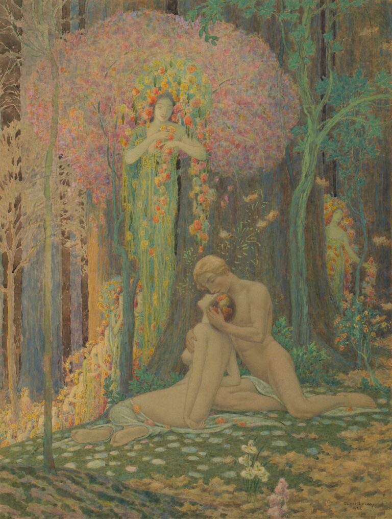 Ormandaki Erkek ve Kadın / A Man and a Woman in the Forest — Charles Holloway Charles Holloway, A Man and a Woman in the Forest / Ormandaki Erkek ve Kadın
