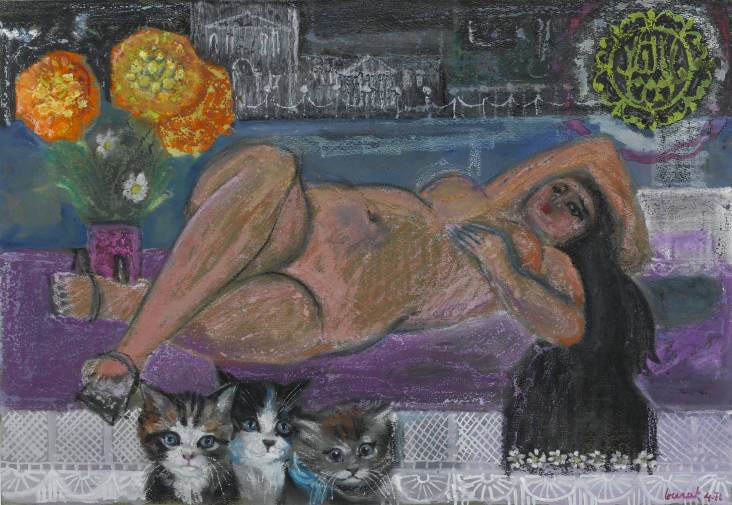Cihat Burak, Yatan Kadın, 1971 Cihat Burak, Yatan Kadın, 1971