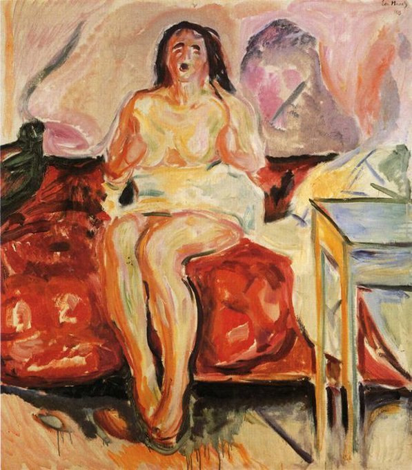 Girl Yawning, 1913 / munch
