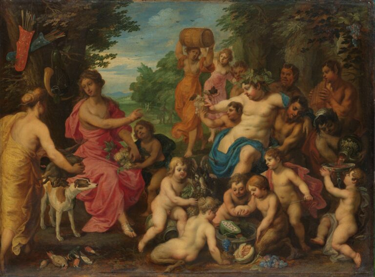 Hendrick van Balen the Elder, Bacchus ve Diana / Bacchus and Diana