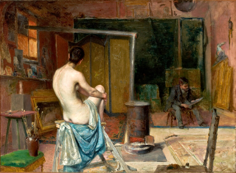 José Malhoa, The Artist’s Studio / Sanatçının Atölyesi, 1894.