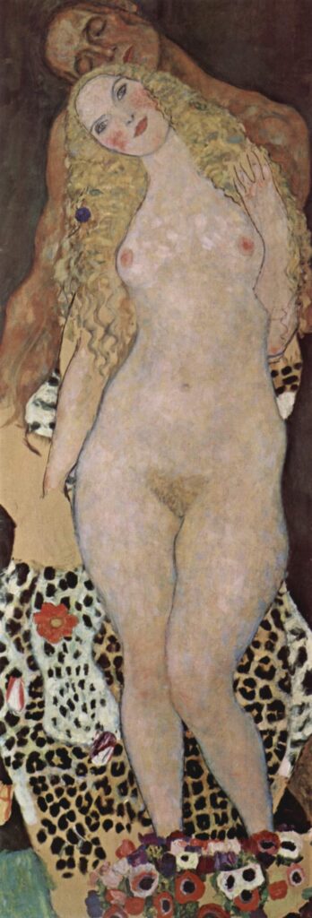 Gustav Klimt – Âdem ve Havva Adam and Eva unfinished klimt