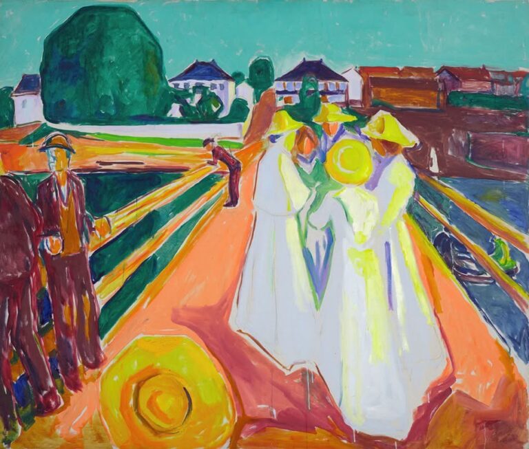 Edvard Munch Women on the Bridge: Köprü, Kadın Figürleri ve Uzaklık