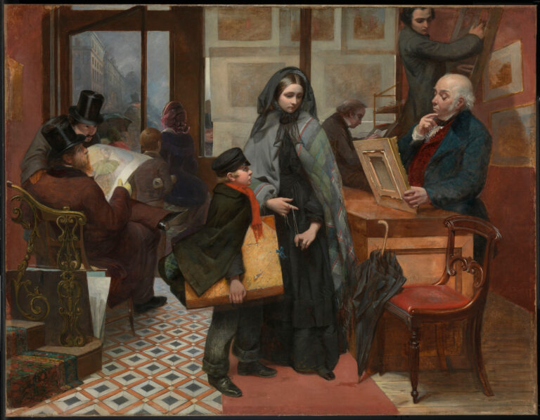 Emily Mary Osborn, Nameless and Friendless (Adsız ve Kimsesiz), 1857, tuval üzerine yağlıboya, Tate Britain, Londra.