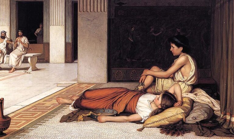John William Waterhouse, Dans Sonrası / After the Dance, 1876.