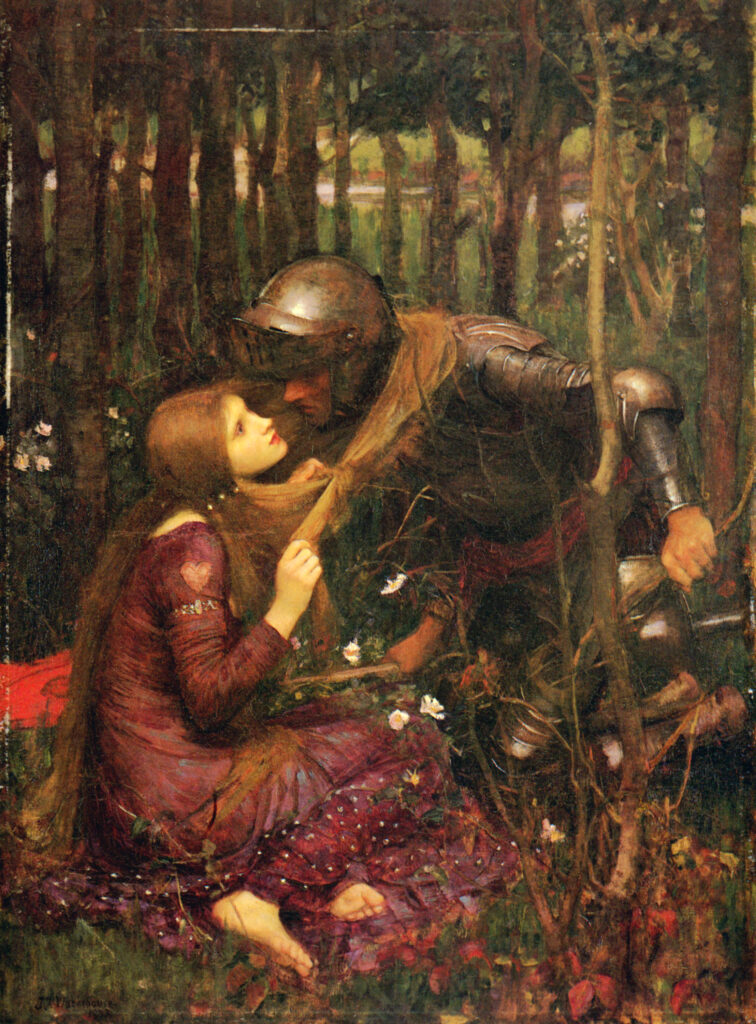 John William Waterhouse, Acımasız Güzel Kadın / La Belle Dame sans Merci, 1893, tuval üzerine yağlıboya.