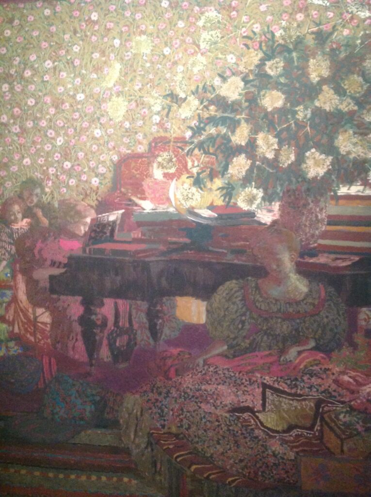 Édouard Vuillard, İç Mekânda İnsanlar – Müzik / People in an Interior – Music, 1896.