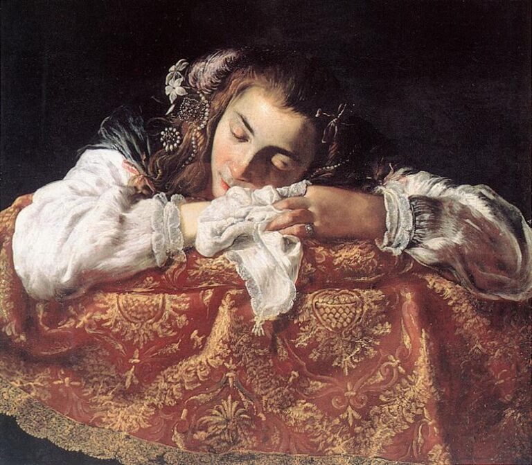 Roma’da Etkin Bilinmeyen Ressam – Uyuyan Genç Kadın Domenico Fetti - Uyuyan Genç Kadın