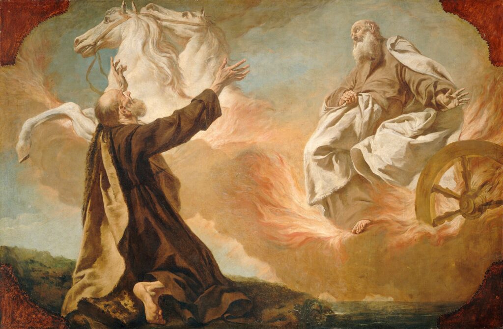 Giuseppe Angeli, İlyas’ın Ateşten Arabayla Göğe Yükselişi (Elijah Taken Up in a Chariot of Fire), yaklaşık 1740–1755,
