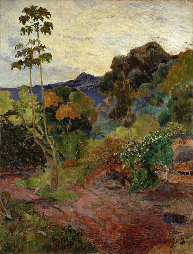 Paul Gauguin, Martinik’te Tropikal Bitki Örtüsü / Végétation tropicale, Martinique / Martinique Landscape, 1887, tuval üzerine yağlıboya.